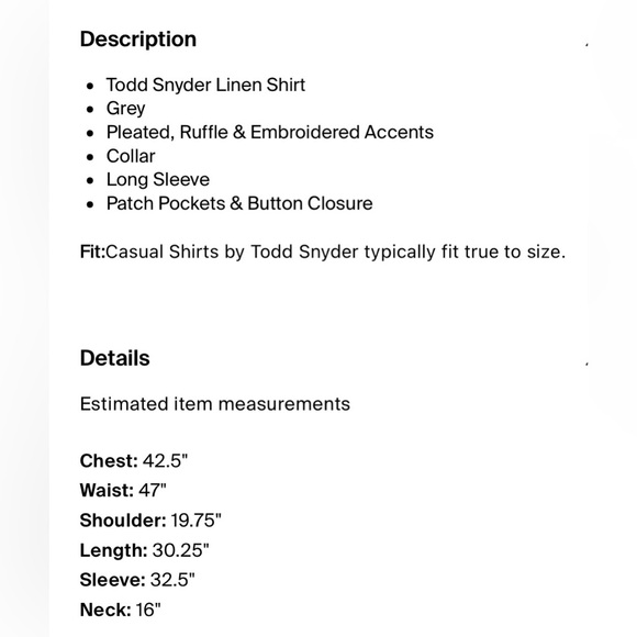 NWT Todd Snyder men’s linen tunic top - Picture 4 of 11